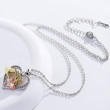 High Quality Mom Mother Gift Big Hand Hold Little Hand Design Heart Pendant