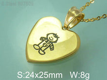 Mothers Day Gift Necklace Pendants Fashion Heart Newest Stainless Steel Jew