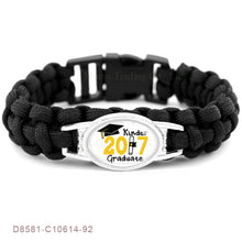 (10 PCS/lot) Class of 2017 Kinder 2017 Graduate Proud Graduate Mom Paracord