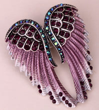 Angel wings brooch pin pendant women biker jewelry gifts for mom her wife g