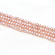 YYW Baroque Cultured Freshwater Pearl Beads Wedding Mom Women Jewelry Pink