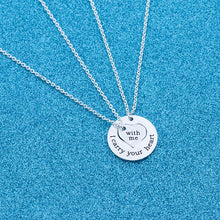 2piece/set I carry your heart & with me Necklace Match Heart Necklace Penda
