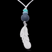 Free Shipping Bohemia Silicone Teething Necklace with Silicone Jewelry   Si