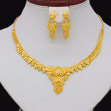 Adixyn NEW Dubai Jewelry Set High Quality Gold Color Necklace Earrings Set