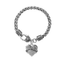 2017 MOM SISTER MIMI NANA Family Members Fashion Full Heart Bracelet Jewelr