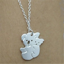 New Fashion Handmade Jewelry  Koala Bear With Baby Charm Necklace Dropshipp
