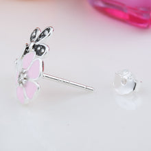 GAGAFEEL Stud Earrings Jewelry  925 Sterling Silver Women Girl Flower Beaut