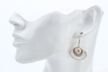 Mother of pearl shell drop dangle earrings fashion jewelry mothers day birt