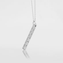 Qitian Statement Rose Gold Color Long Column DIY Engraved Pendants & Neckla