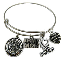 my shape Classic Women's United States Army Mom Bracelet Stainless Steel Ad