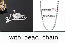 high quality MOM 056 Women's Vintage 12mm 18mm snap button necklace bohemia