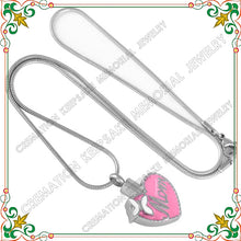 CMJ8555 memory for mom cremation jewelry pink resin fashion women ashes nec
