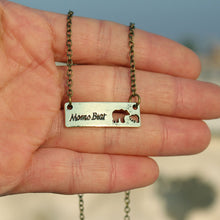 hzew Hot sale Mama Bear Bar  Mom Necklaces For Mom Gift Mother's Day Birthd