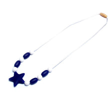 BPA free food grade silicone teething necklace Teethers Star Silicone Mom N