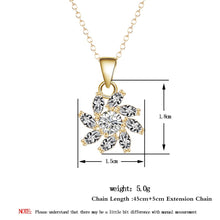 Todorova New Flower Pendant Necklaces for Women Luxury Full Zircon Choker C
