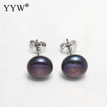 YYW Mom Birthday Jewelry Gifts Natural Freshwater Pearl Earrings with Box W