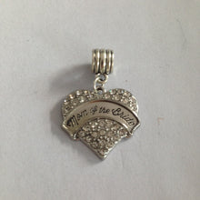 my shape Bride Bridesmaid Mom of The Bride Crystal Beads Charms Fit Pandora