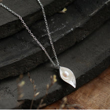 NEW Fine Jewelry Freshwater Pearl 925 sterling silver Tulip Necklace | Vint
