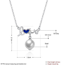 Ann & Snow 2017 Charming Chic Shell Pearl 925 Sterling Silver Necklaces For