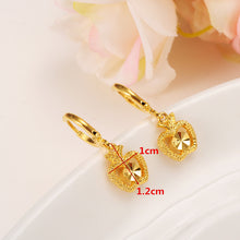 Bangrui Classical Africa Apple Earrings for Women / Girl, Gold Color Arab M