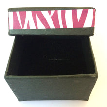 Aceworks Size 5*5*3CM Square Black Paper Gift Box Jewelry Packaging Fit Rin
