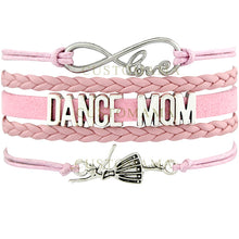 (10 PCS/Lot) Infinity Love Dance Mom Wrap Bracelet Dancer Dancing Multilaye
