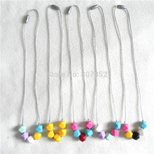 10pcs 1.5mm Satin Cord with Plastic Breakaway Clasps for Silicone Baby Teet