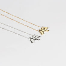 10pcs / lot Mama Bear Necklace Mother Bear Mama Silver and gold color Neckl