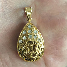 Girl Mom Mama 18KGF Gold filled  Dubai Ethiopian water drop Muslim Item, Go