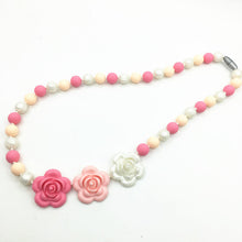 Min order $8 (Mix order)  silicone teething necklace for mom saft chew neck