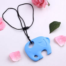 2017 Big Elephant silicone teether pendant and nursing necklace Chewable BP