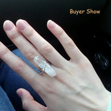 Ayliss 1 pc Hot Vintage White Clear Crystal Natural Rock Quartz Chakra Heal
