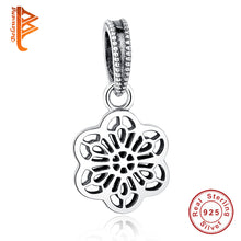 Solid 100% 925 Sterling Silver Snowman MOM Heart Pendant Charms Fit Origina