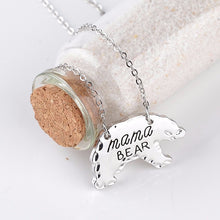 Bespmosp 24PCS/Lot Wholesale 2017 Hot Design Mama Bear Silver Plated Pendan