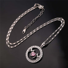 U7 Mothers Day Gift Mom Necklace Women Fashion Jewelry Silver/Gold Color Lu