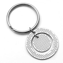 I Used to Be Her His Angel,Now She's He's Mine Round Circle Key Ring Mom Da