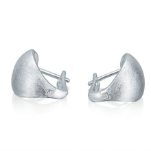 Classical Style 925 Silver Earrings for Women Elegant Silver Small Hoop Ear