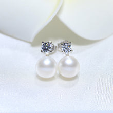 YIKALAISI 2017 100% natural freshwater pearl stud earrings 925 sterling sil