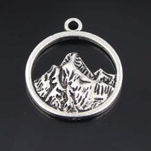Hiking  Mountain Necklace Spirit Range Pendant Jewelry For Women Charm Chok