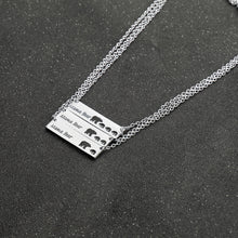 New Trendy Gold/Silver Charm Alloy Female Jewelry Necklace Mama Bear and Ki