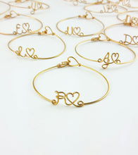 Custom Name Bracelet  /Sterling Wave Surf Beach DIY Personalize Wire Wrap W