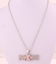 New Arrival Hot Selling zinc studded with sparkling crystal MOM BASEBALL re