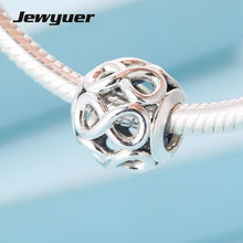 Mother's day Gift for mom Infinite Love Openwork charms 925 Sterling Silver