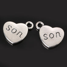 Beadia  Trend New Favorite People 41pcs 10 Mixed Silver Plated Heart Pendan