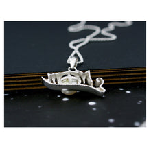 AZIZ BEKKAOUI Freshwater Pearls Pendant with Mom Words for Necklace 925 Ste