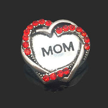 High quality w306 mom 18mm rhinestone metal snap button for Bracelet Neckla