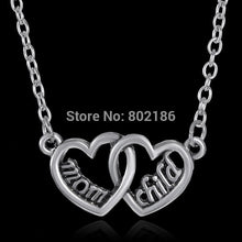 Heart necklace Arms of Love Pendant with Chain Necklaces Charms Mother's da