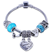 Fashion European Baby Love Best Mom Charm Bracelet DIY Beads Fits Original