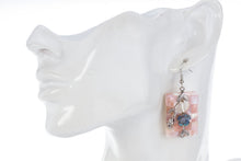 Natural shell flower drop dangle earrings fashion jewelry mothers day gifts