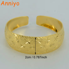 Anniyo African Bangles Women,Gold Color Dubai Jewelry Ethiopian Arab Bracel